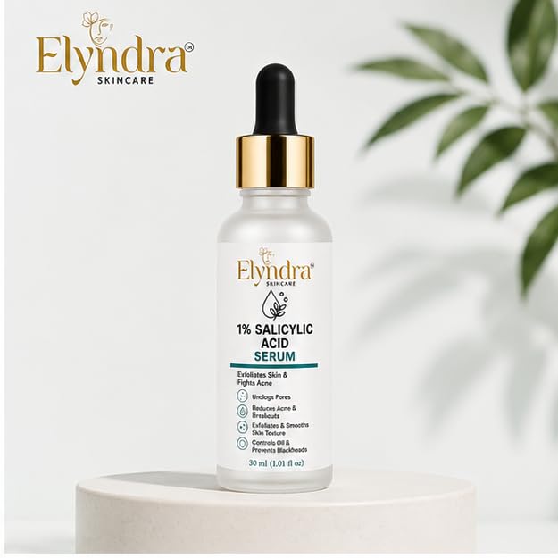 Elyndra 1% Salicylic Acid Face Serum (30ml) - Pore Refining & Oil Control
