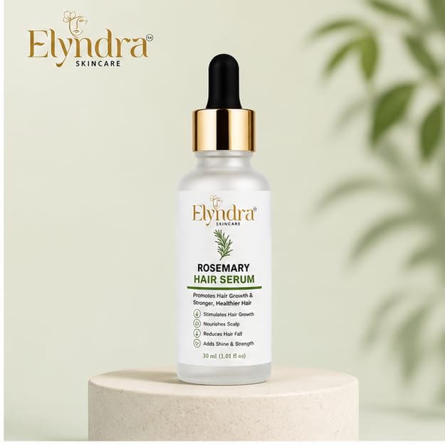 Elyndra Rosemary Hair Serum (30ml) - Stronger & Healthier Looking Hair