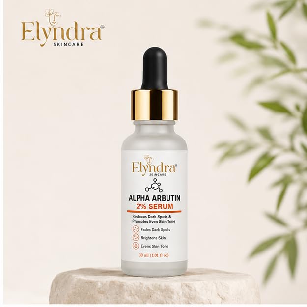 Elyndra Alpha Arbutin 2% Face Serum (30ml) - Brighter & Even Looking Skin
