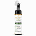 Elyndra Green Tea Face Wash with Built-In Soft Brush (150ml) - Deep Cleansing & Purifying Skin