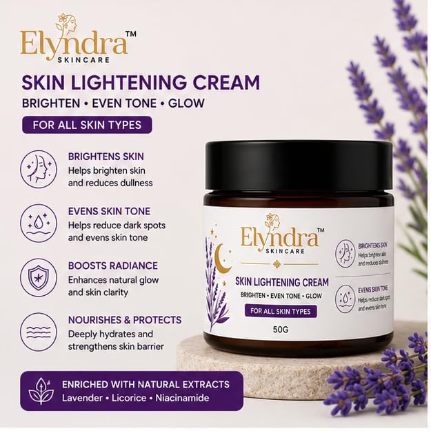 Elyndra Skin Lightening Cream (50g) - Brighter & Even Looking Skin
