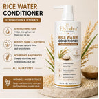 Elyndra Rice Water Conditioner with Rice Water Extract (200ml) -  Stronger, Softer & Hydrated Hair