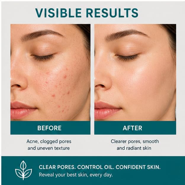 Elyndra 1% Salicylic Acid Face Wash (100ml) - Deep Cleansing & Oil Control