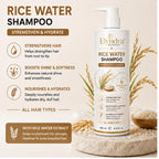 Elyndra Rice Water Shampoo with Rice Water Extract (200ml) - Nourishing Hair Cleanser & Hydrating Daily Shampoo