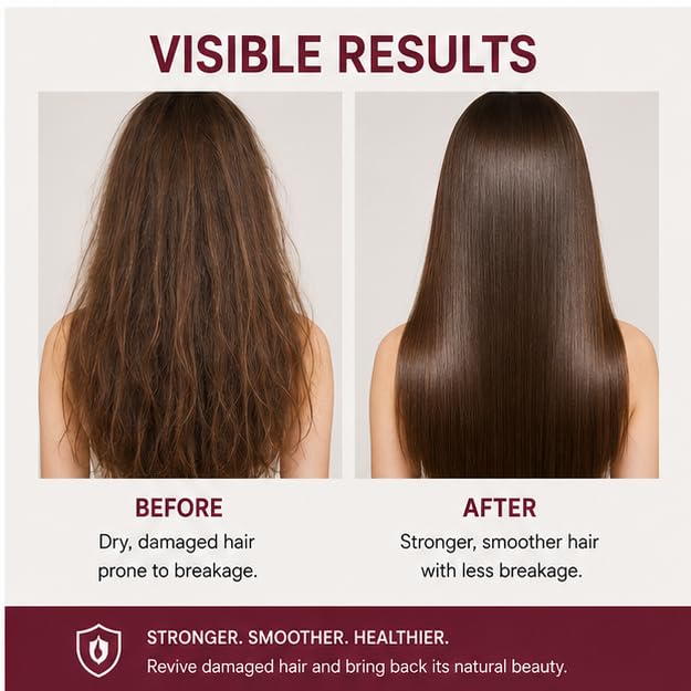 Elyndra Damage Repair Shampoo (200ml) - Nourishing Hair Cleanser for Dry & Damaged Hair