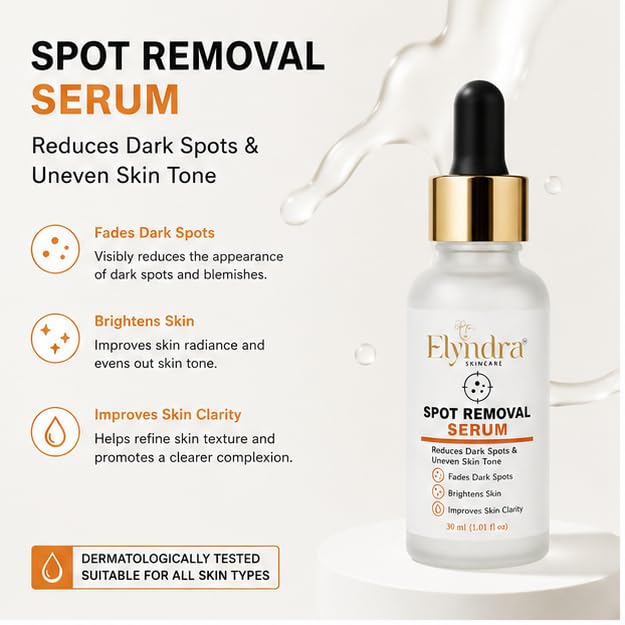 Elyndra Spot Removal Face Serum (30ml) - Brighter & Even Looking Skin