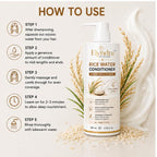 Elyndra Rice Water Conditioner with Rice Water Extract (200ml) -  Stronger, Softer & Hydrated Hair
