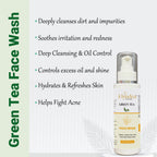 Elyndra Green Tea Face Cleanser (100ml) – Oil Control & Gentle Hydration