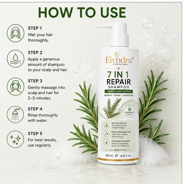 Elyndra 7 in 1 Repair Conditioner (200ml) - Soft & Healthy Looking Hair