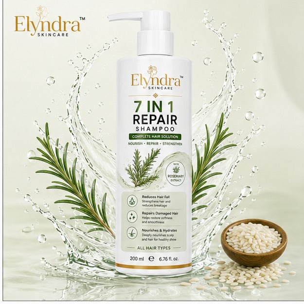 Elyndra 7 in 1 Repair Shampoo (200ml) - Nourishing & Strengthening